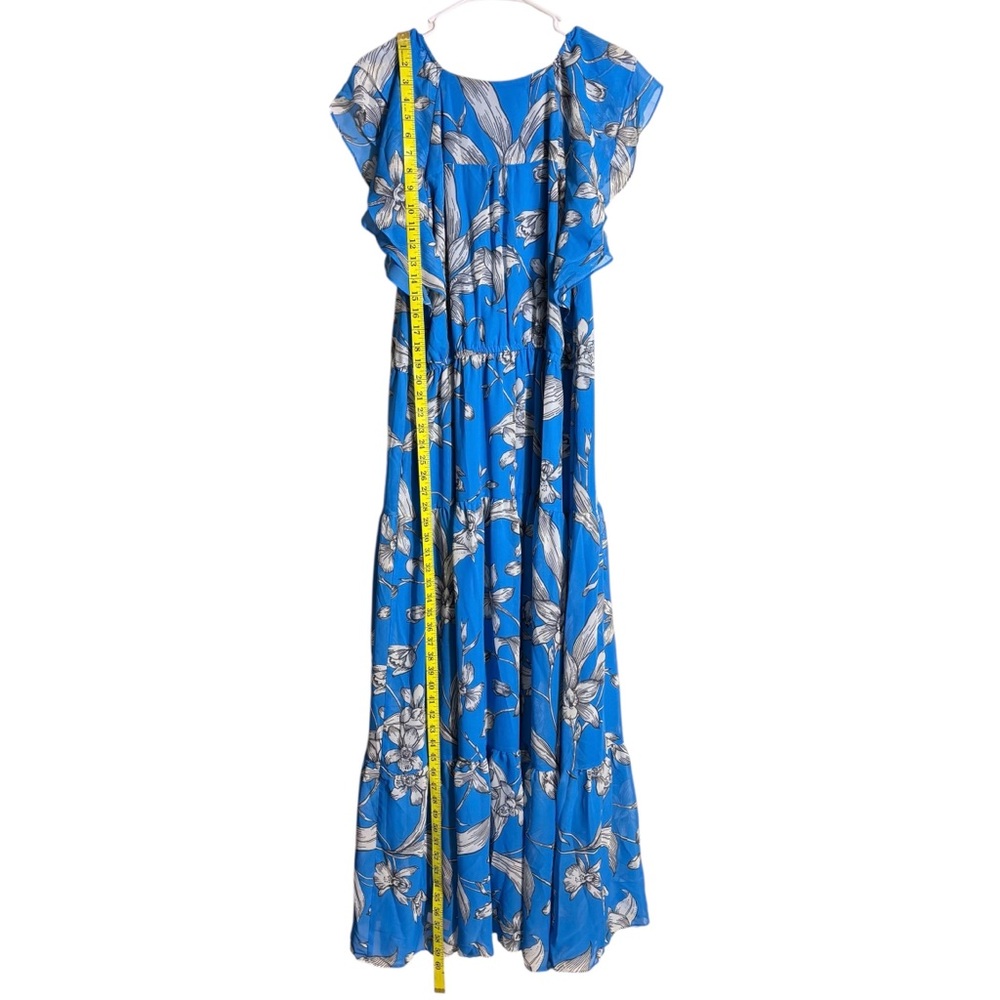Taylor Blue Floral Maxi Dress - Picture 2 of 7